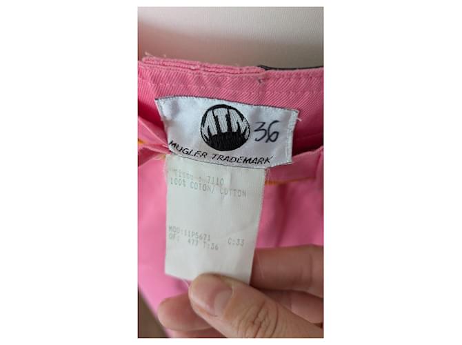 Thierry Mugler Jeans de algodón rosa Mugler - vista 9