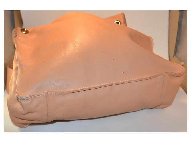 Borsa a mano Azzaro in pelle marrone - vista 4
