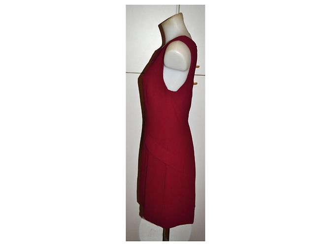 Twin Set Mini Kleid Bordeaux Größe 42 IT - Ansicht 2
