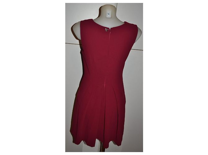 Twin Set Mini Kleid Bordeaux Größe 42 IT - Ansicht 3