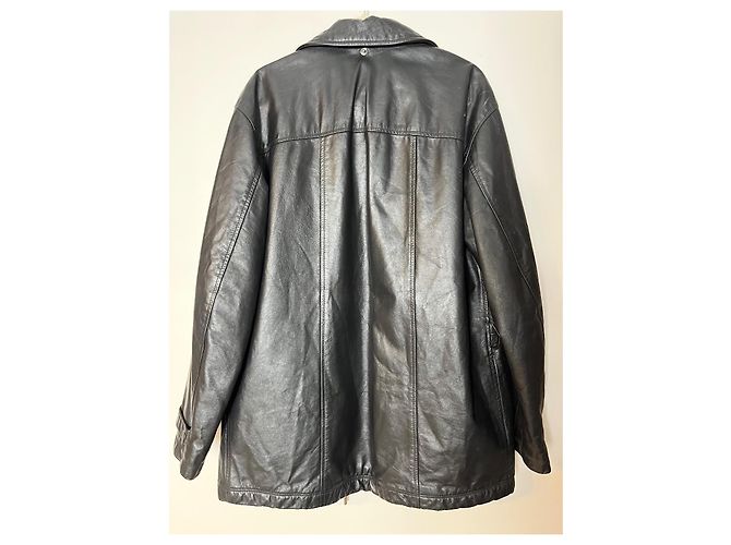 Vintage Lederjacke Versace Jeans Couture Schwarz - Ansicht 12