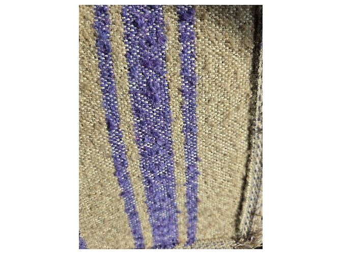 Beige Blau Lila Tweed Canvas Tote Bag Sandro
Großes Modell - Ansicht 11