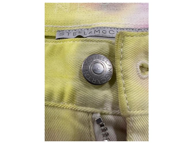 Stella Mc Cartney Jeans tie-dye Stella McCartney Rosa Multicolor Amarillo - vista 10