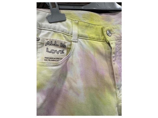 Stella Mc Cartney Jeans tie-dye Stella McCartney Rosa Multicolor Amarillo - vista 3