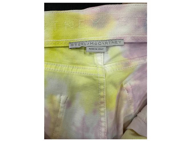 Stella Mc Cartney Jeans tie-dye Stella McCartney Rosa Multicolor Amarillo - vista 6