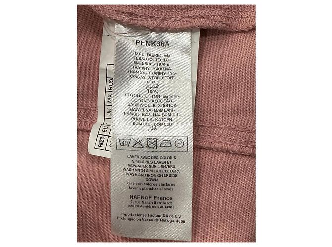 Autre Marque Naf Naf Rosa Jeansjacke Pink - Ansicht 10