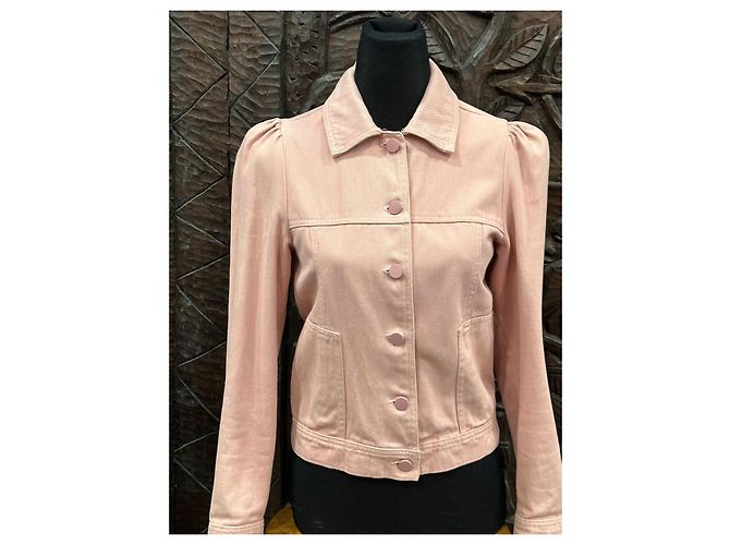 Autre Marque Naf Naf Rosa Jeansjacke Pink - Ansicht 2