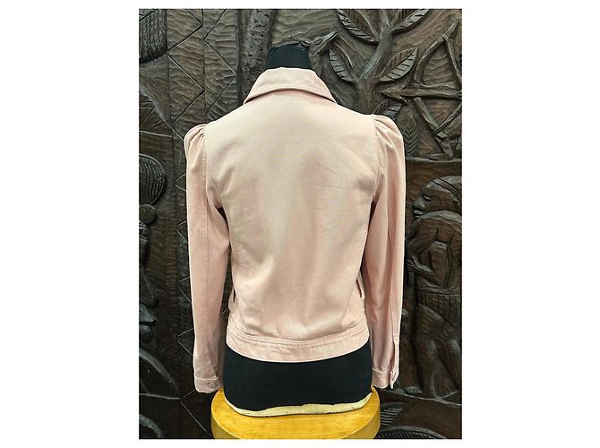 Autre Marque Naf Naf Rosa Jeansjacke Pink - Ansicht 3