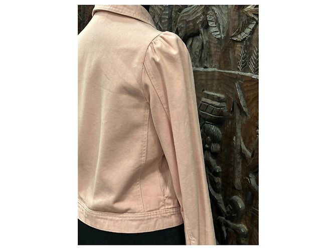 Autre Marque Naf Naf Rosa Jeansjacke Pink - Ansicht 5