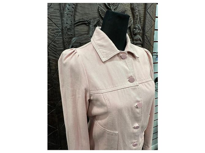 Autre Marque Naf Naf Rosa Jeansjacke Pink - Ansicht 6