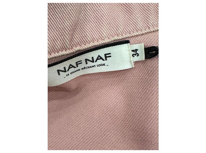 Autre Marque Naf Naf Rosa Jeansjacke Pink - Ansicht 9