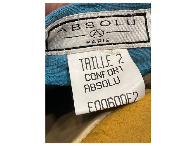 Autre Marque Calça azul de couro camurça e lycra - vista 7