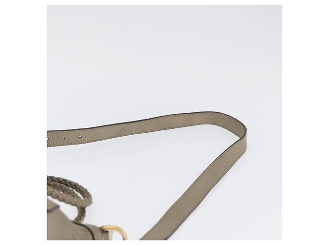 Borsa a mano GUCCI in pelle 2 vie tono oro 282300 Auth ka2918 - vista 15