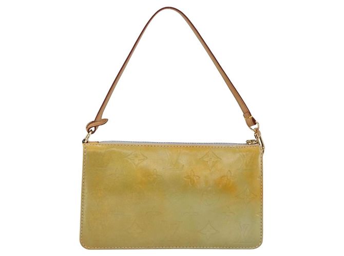 LOUIS VUITTON Pochete de Acessórios Monogram Vernis Lexington Cinza M91056 Auth hk3559 - vista 2