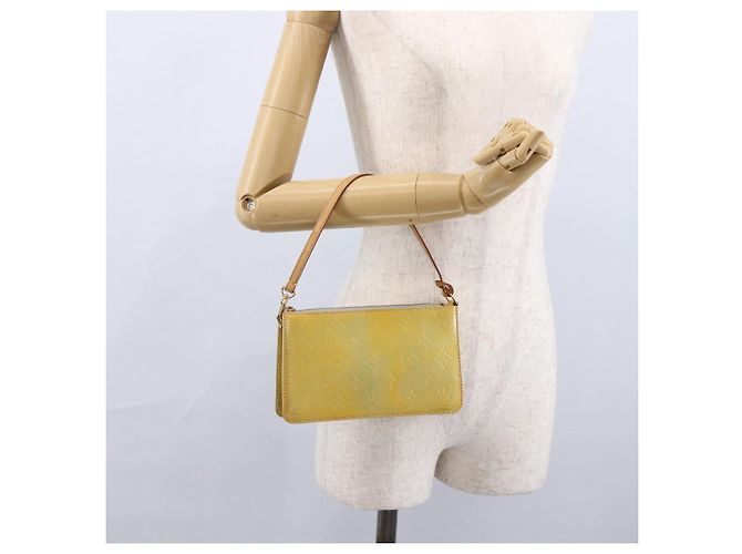 LOUIS VUITTON Pochete de Acessórios Monogram Vernis Lexington Cinza M91056 Auth hk3559 - vista 21