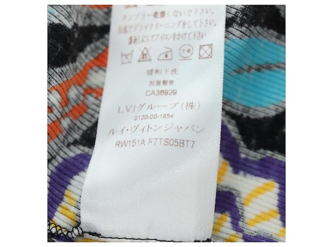 LOUIS VUITTON Top Cotone Multicolore LV Auth 158590M - vista 16
