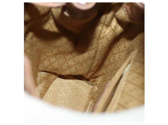 Bamboo Zaino in Bambù GUCCI Camoscio Marrone Oro 003 2852 0030 0 Auth 172054 D'oro - vista 22