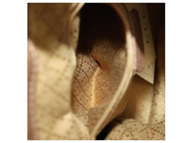 Bamboo Zaino in Bambù GUCCI Camoscio Marrone Oro 003 2852 0030 0 Auth 172054 D'oro - vista 25