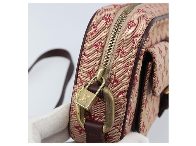 LOUIS VUITTON Borsa a Spalla Monogram Mini Juliet MM Rossa M92219 LV Auth BA10930 Rosso - vista 10
