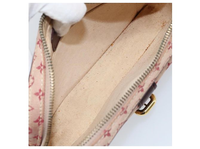 LOUIS VUITTON Borsa a Spalla Monogram Mini Juliet MM Rossa M92219 LV Auth BA10930 Rosso - vista 11