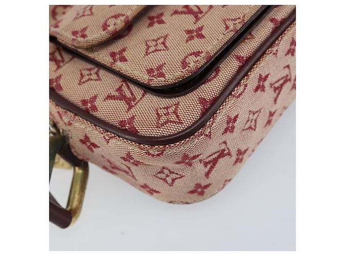 LOUIS VUITTON Borsa a Spalla Monogram Mini Juliet MM Rossa M92219 LV Auth BA10930 Rosso - vista 14