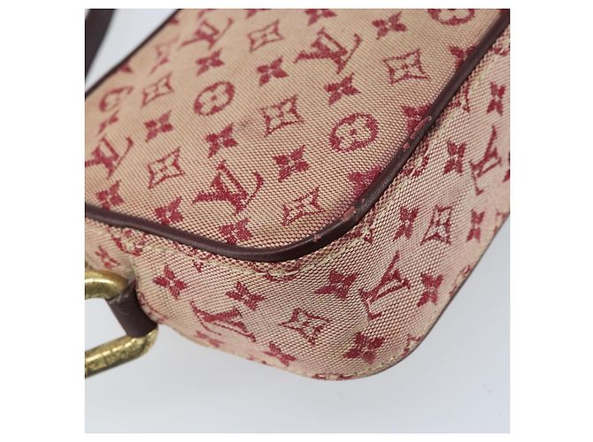LOUIS VUITTON Borsa a Spalla Monogram Mini Juliet MM Rossa M92219 LV Auth BA10930 Rosso - vista 16