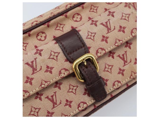 LOUIS VUITTON Borsa a Spalla Monogram Mini Juliet MM Rossa M92219 LV Auth BA10930 Rosso - vista 17