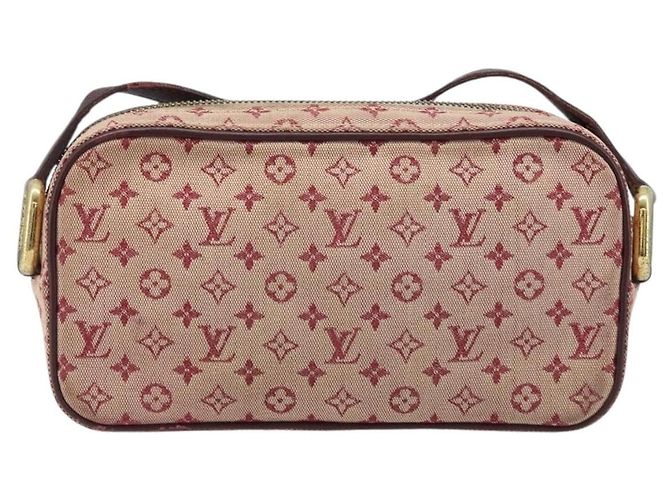 LOUIS VUITTON Borsa a Spalla Monogram Mini Juliet MM Rossa M92219 LV Auth BA10930 Rosso - vista 2