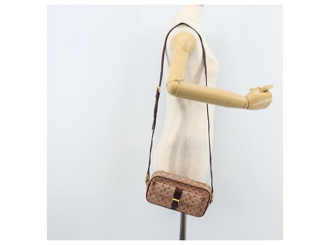 LOUIS VUITTON Borsa a Spalla Monogram Mini Juliet MM Rossa M92219 LV Auth BA10930 Rosso - vista 23