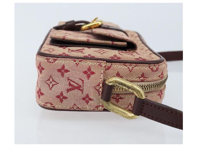 LOUIS VUITTON Borsa a Spalla Monogram Mini Juliet MM Rossa M92219 LV Auth BA10930 Rosso - vista 3