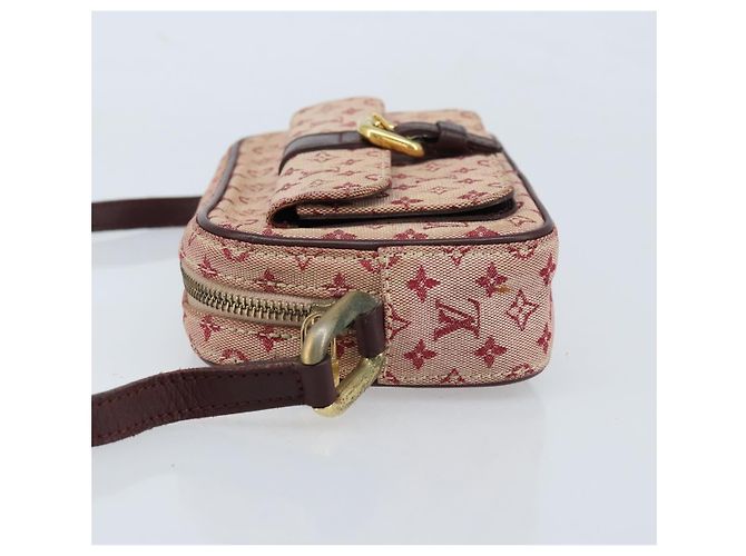 LOUIS VUITTON Borsa a Spalla Monogram Mini Juliet MM Rossa M92219 LV Auth BA10930 Rosso - vista 4