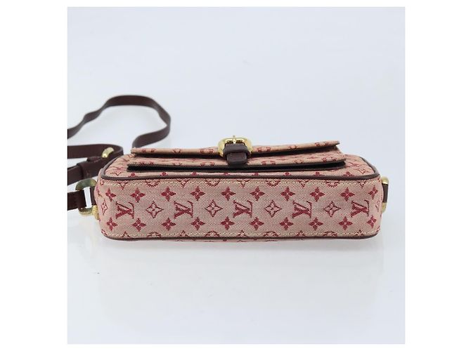 LOUIS VUITTON Borsa a Spalla Monogram Mini Juliet MM Rossa M92219 LV Auth BA10930 Rosso - vista 5