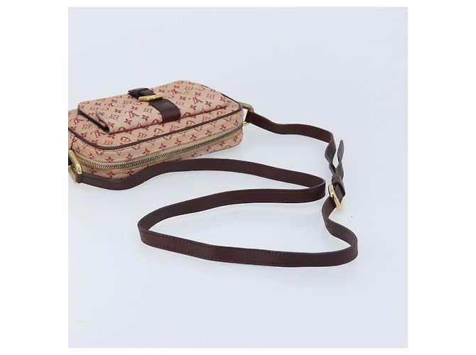 LOUIS VUITTON Borsa a Spalla Monogram Mini Juliet MM Rossa M92219 LV Auth BA10930 Rosso - vista 7