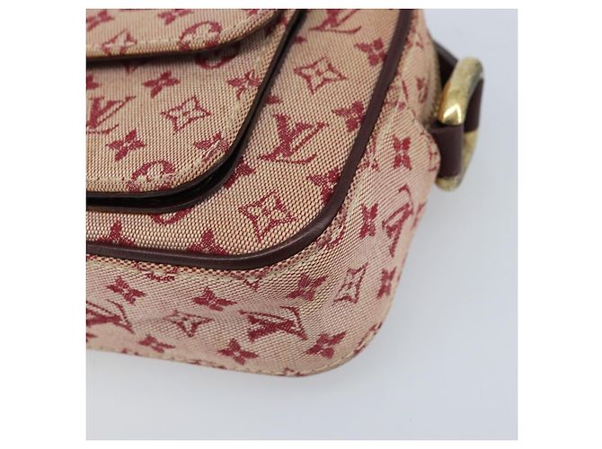 LOUIS VUITTON Borsa a Spalla Monogram Mini Juliet MM Rossa M92219 LV Auth BA10930 Rosso - vista 9