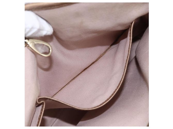 Bulgari Borsa Tote BVLGARI in pelle dorata Auth hk3527 - vista 24