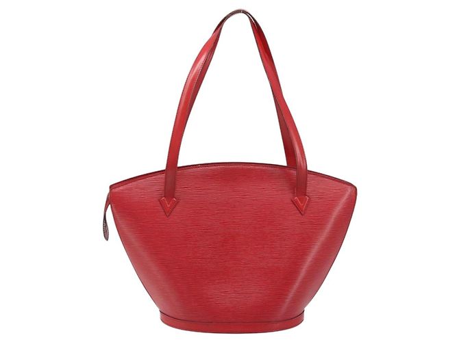 LOUIS VUITTON Borsa a Spalla Epi Saint Jacques Rossa M52277 LV Auth 173745 Rosso - vista 2