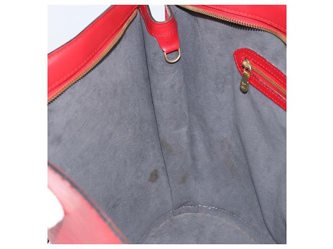 LOUIS VUITTON Borsa a Spalla Epi Saint Jacques Rossa M52277 LV Auth 173745 Rosso - vista 20