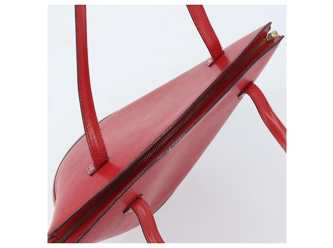 LOUIS VUITTON Borsa a Spalla Epi Saint Jacques Rossa M52277 LV Auth 173745 Rosso - vista 6