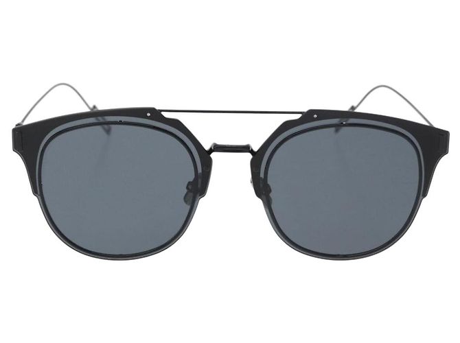 Occhiali da sole Christian Dior metallo Nero Auth BA11297 - vista 13