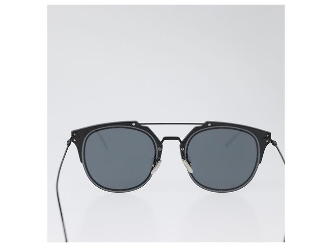 Occhiali da sole Christian Dior metallo Nero Auth BA11297 - vista 2