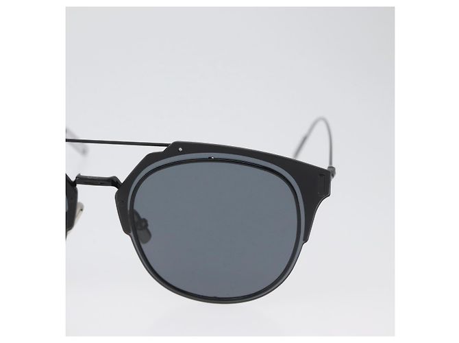 Occhiali da sole Christian Dior metallo Nero Auth BA11297 - vista 4