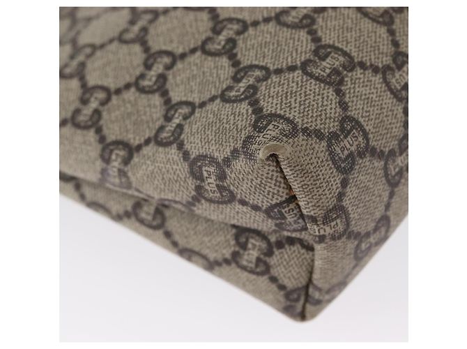 GUCCI GG Plus Supreme Clutch Bag PVC Beige Auth ka2920 - vista 15