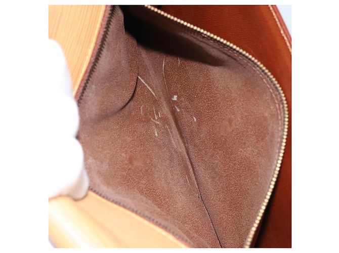 LOUIS VUITTON Borsa a Mano Dragonne Epi Serie Beige LV Auth ep13677 - vista 10