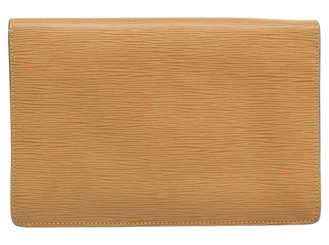 LOUIS VUITTON Borsa a Mano Dragonne Epi Serie Beige LV Auth ep13677 - vista 2