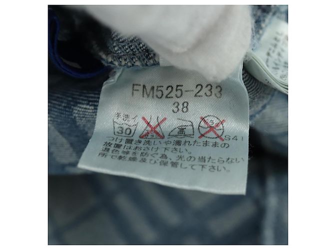 BURBERRY Nova Check Traje de Baño Denim Azul Auth LNZ046V - vista 18