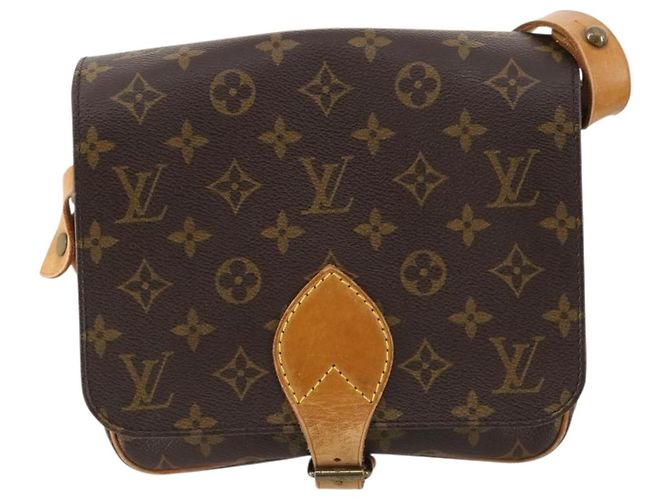 LOUIS VUITTON Bolsa de Ombro Monogram Cartouchiere MM M51253 LV Auth 163323 Monograma - vista 13