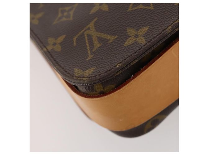 LOUIS VUITTON Bolsa de Ombro Monogram Cartouchiere MM M51253 LV Auth 163323 Monograma - vista 17