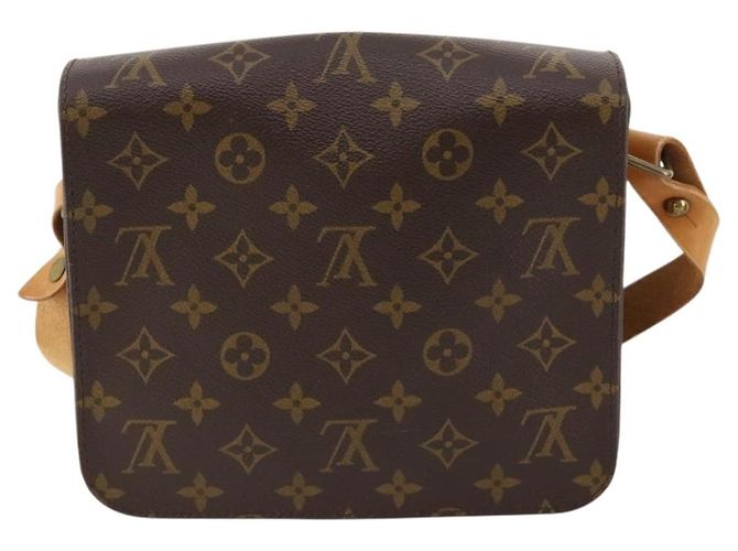 LOUIS VUITTON Bolsa de Ombro Monogram Cartouchiere MM M51253 LV Auth 163323 Monograma - vista 2