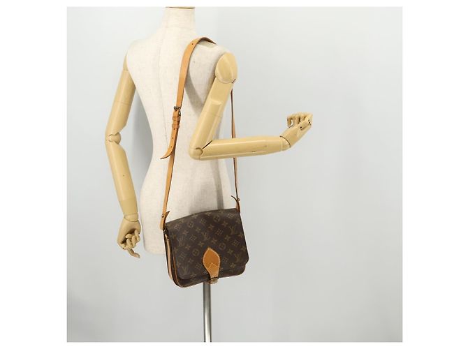 LOUIS VUITTON Bolsa de Ombro Monogram Cartouchiere MM M51253 LV Auth 163323 Monograma - vista 24