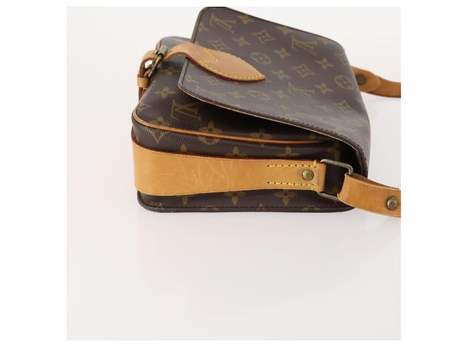 LOUIS VUITTON Bolsa de Ombro Monogram Cartouchiere MM M51253 LV Auth 163323 Monograma - vista 3